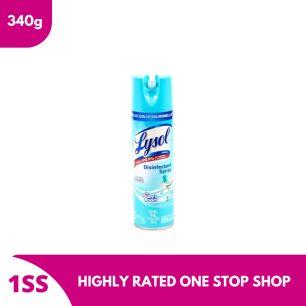 Lysol Disinfectant Spray for Baby's Room 340g Lazada PH