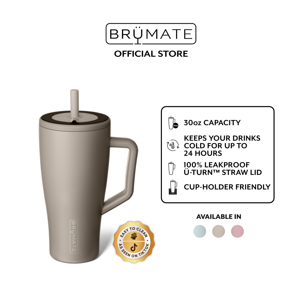BrüMate ERA, Leakproof Insulated Tumbler 30oz (Non-Spill Cold Straw