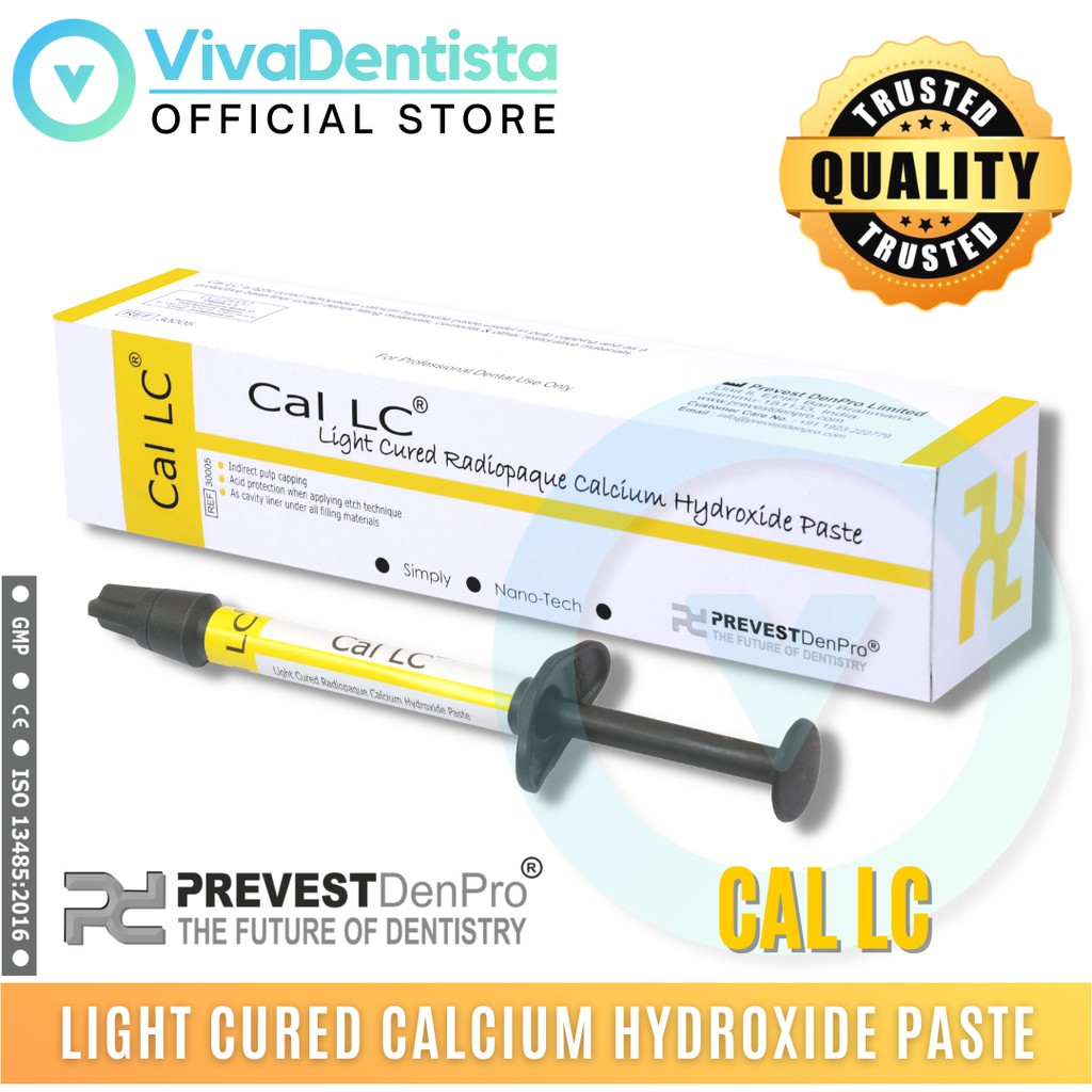 PREVEST DENPRO Cal LC Light Cure Calcium Hydroxide Paste Dental Base