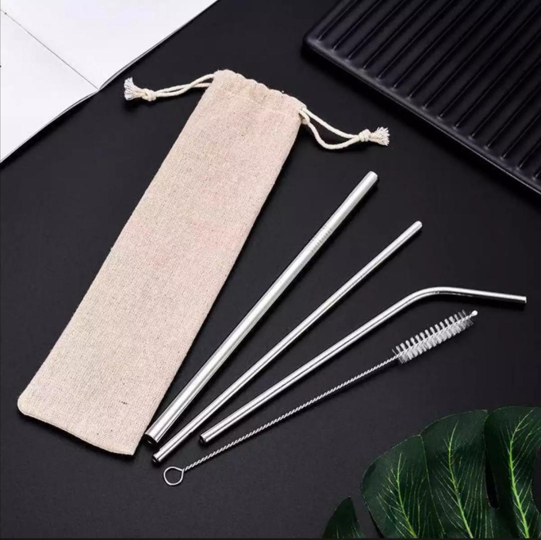 carrying case for metal straws