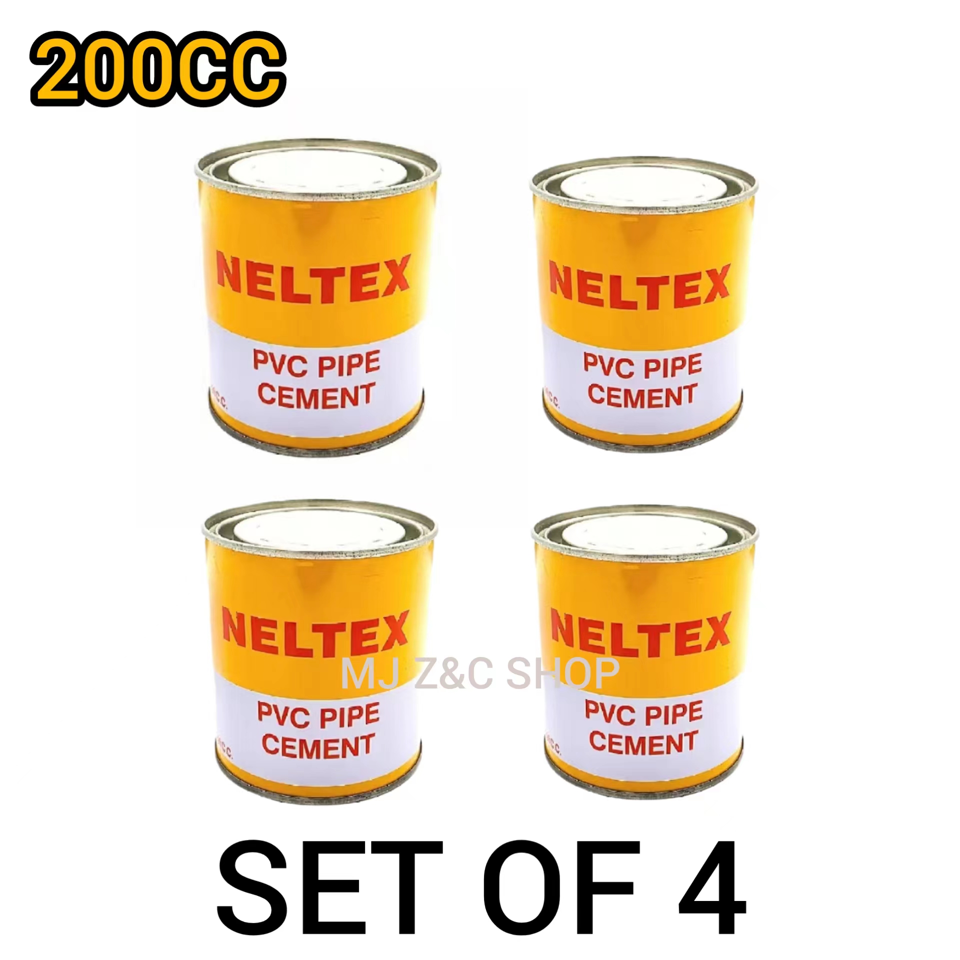 ( SET OF 4 ) NELTEX PVC PIPE CEMENT 100CC / 200CC / 400CC Lazada PH