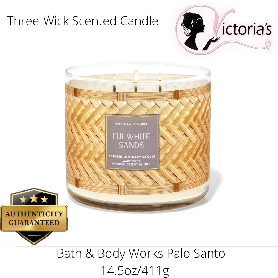 Authentic Bath and Body Works Fiji White Sands 3 Wick Candle Lazada PH
