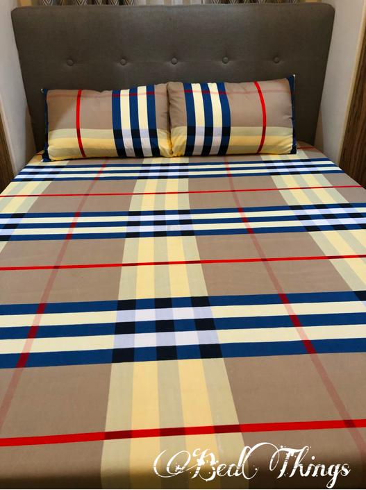 Premium Canadian Bed Sheets (w/ 2 Pillowcases) Burberry, VARIETY