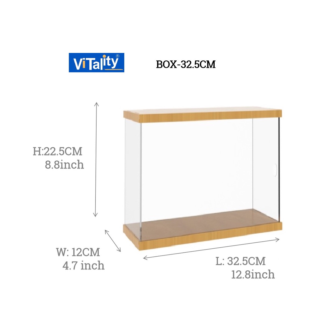 Mainit na benta Acrylic Display Cabinet Case Wooden for Toy Doll Action ...