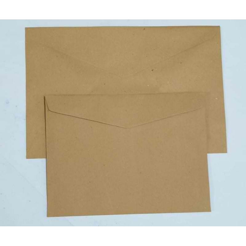 100pcs Brown Envelope Short Brown Envelope / Long Brown Envelope