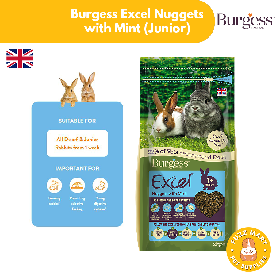 Burgess excel outlet dwarf rabbit food