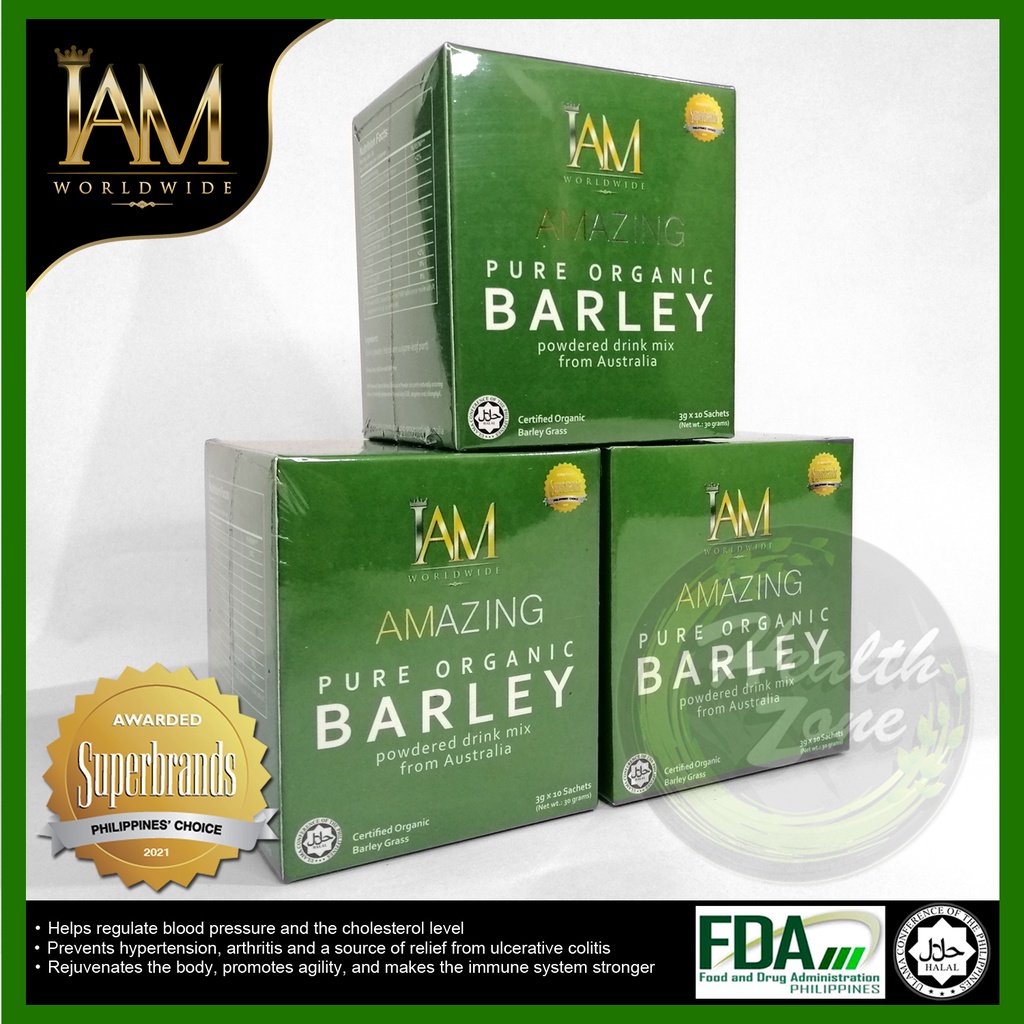 Amazing Barley Amazing Pure Organic Barley Powdered Drink by iAM ...