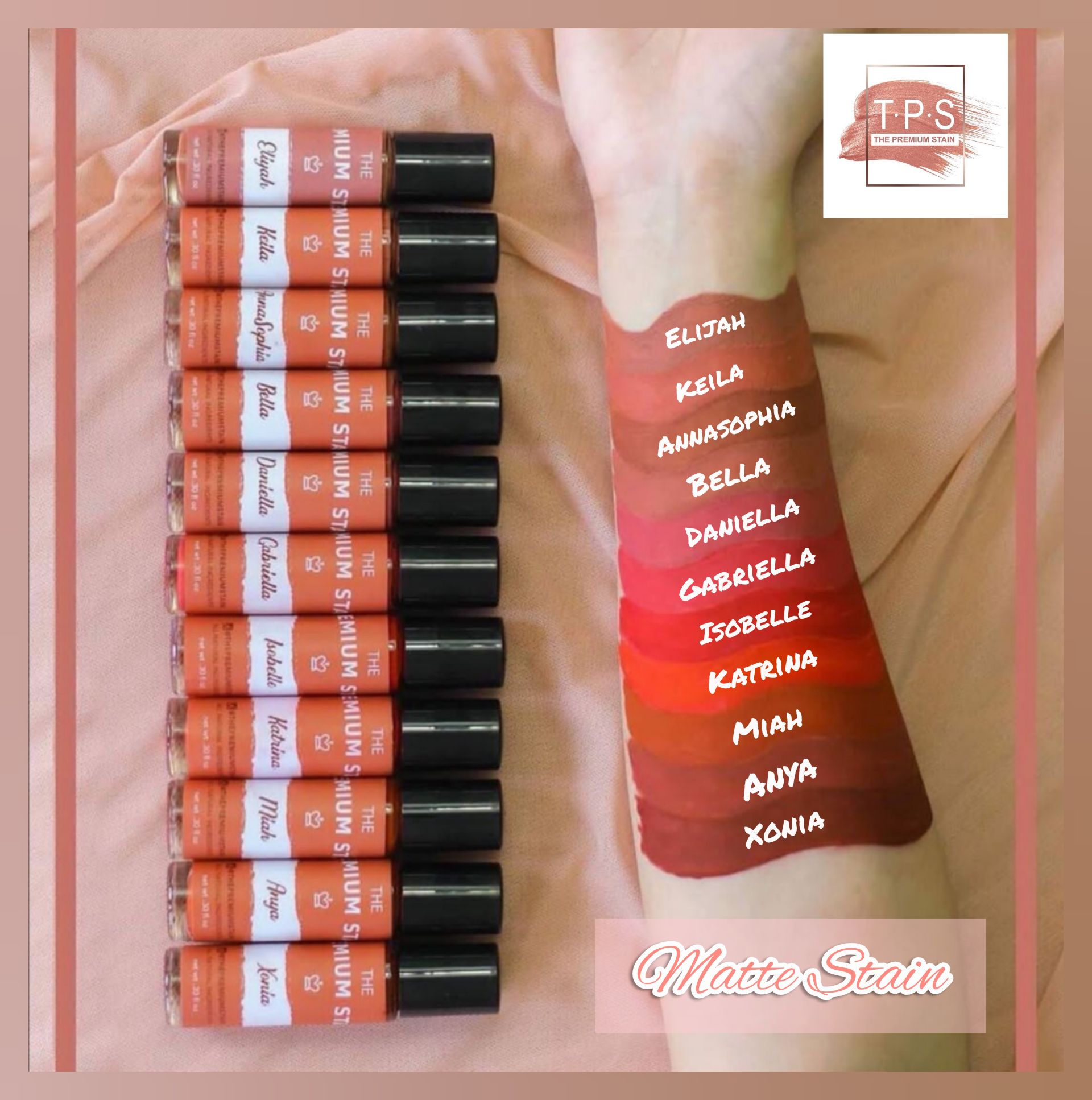 the premium stain matte lip tint