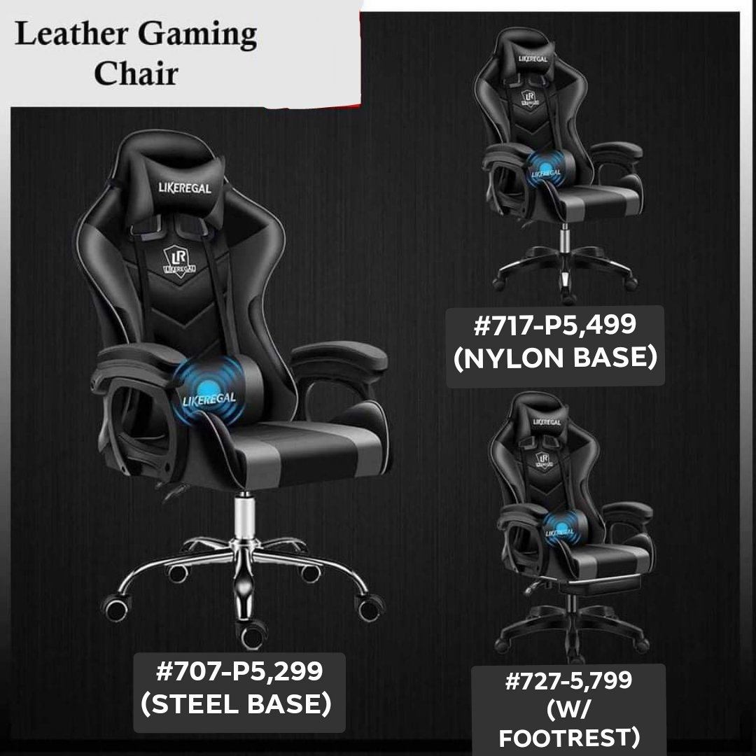 likeregal gaming chair with footrest