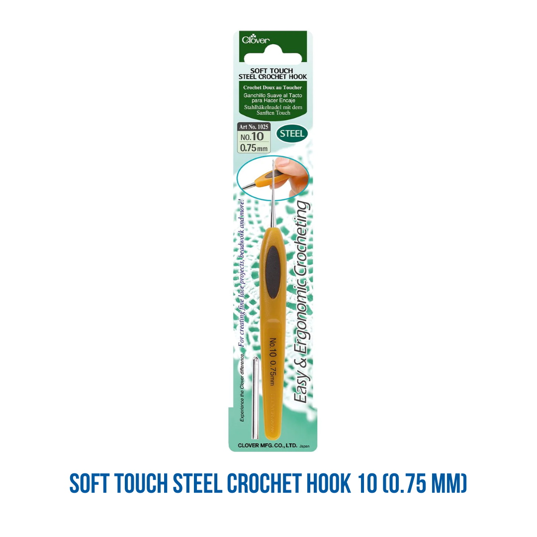 Soft Touch Steel Crochet Hook 10 (0.75 mm)