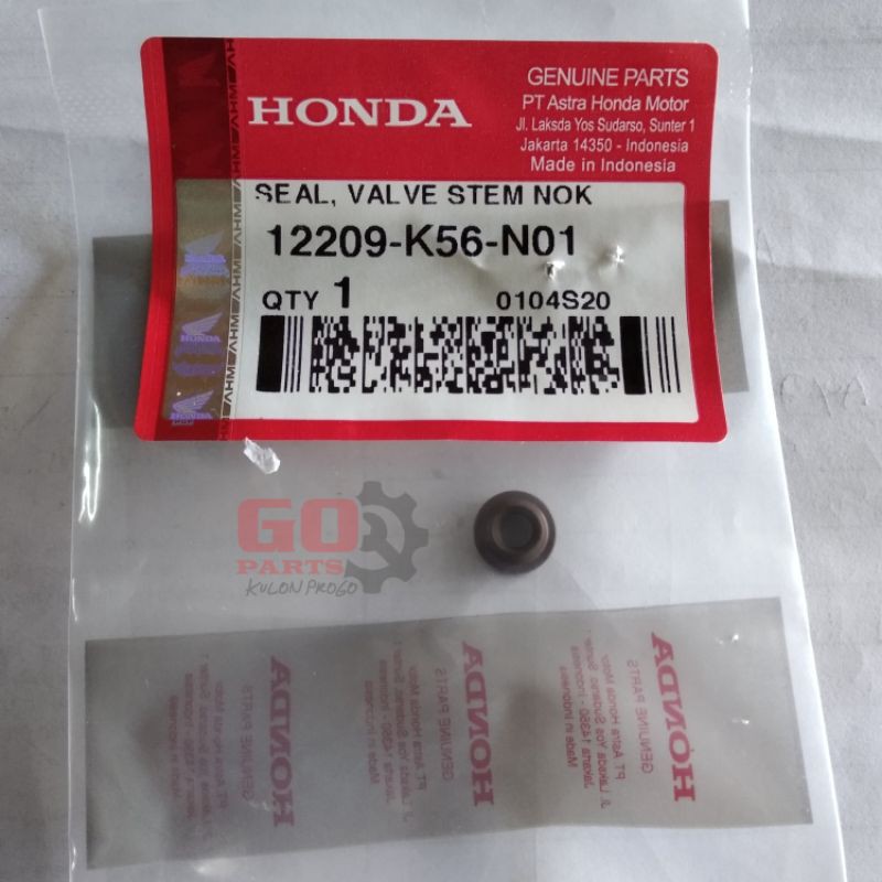 ORIGINAL HONDA VALVE SEAL (4 pcs) FOR RS 150 / CB 150 / CBR 150 / GENIO