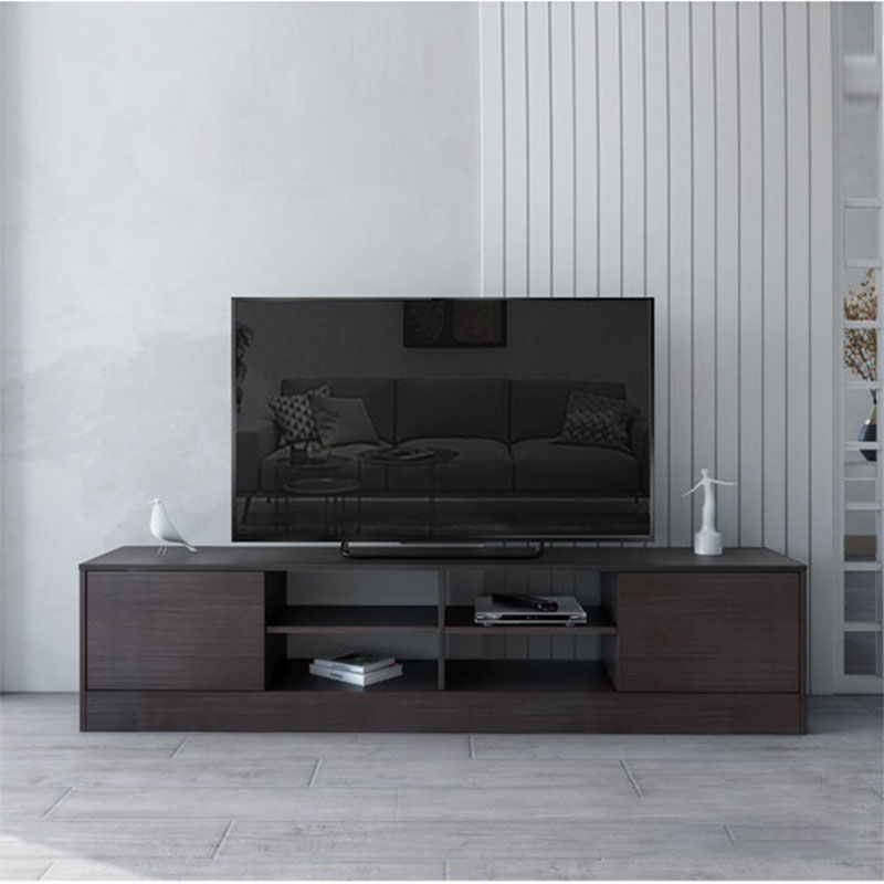 Bewell TV Cabinet Modern TV Stand Minimalist TV Rack Living Room ...