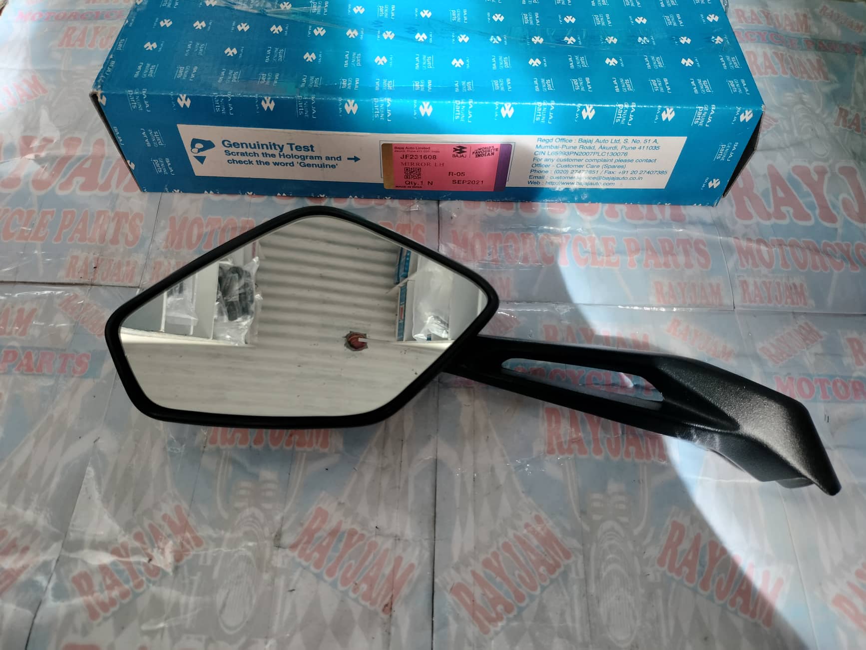 Side Mirror Left Dominar 400 UG Genuine JF231608 Lazada PH