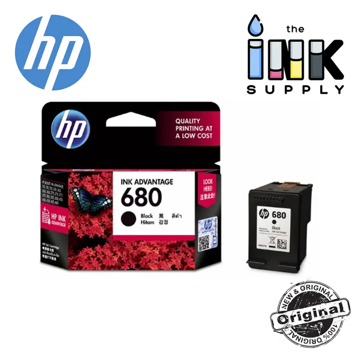 Hp Original Ink 680 Black Hp680 Cartridge Ink For Deskjet 1115 1118 2135 2138 2675 2676 2677 2678 3635 3636 3638 3775 3776 3777 3778 3779 3835 3838 4535 4536 4538 4675 4678 5075 5078 5085 5088 5275 5278 Lazada Ph