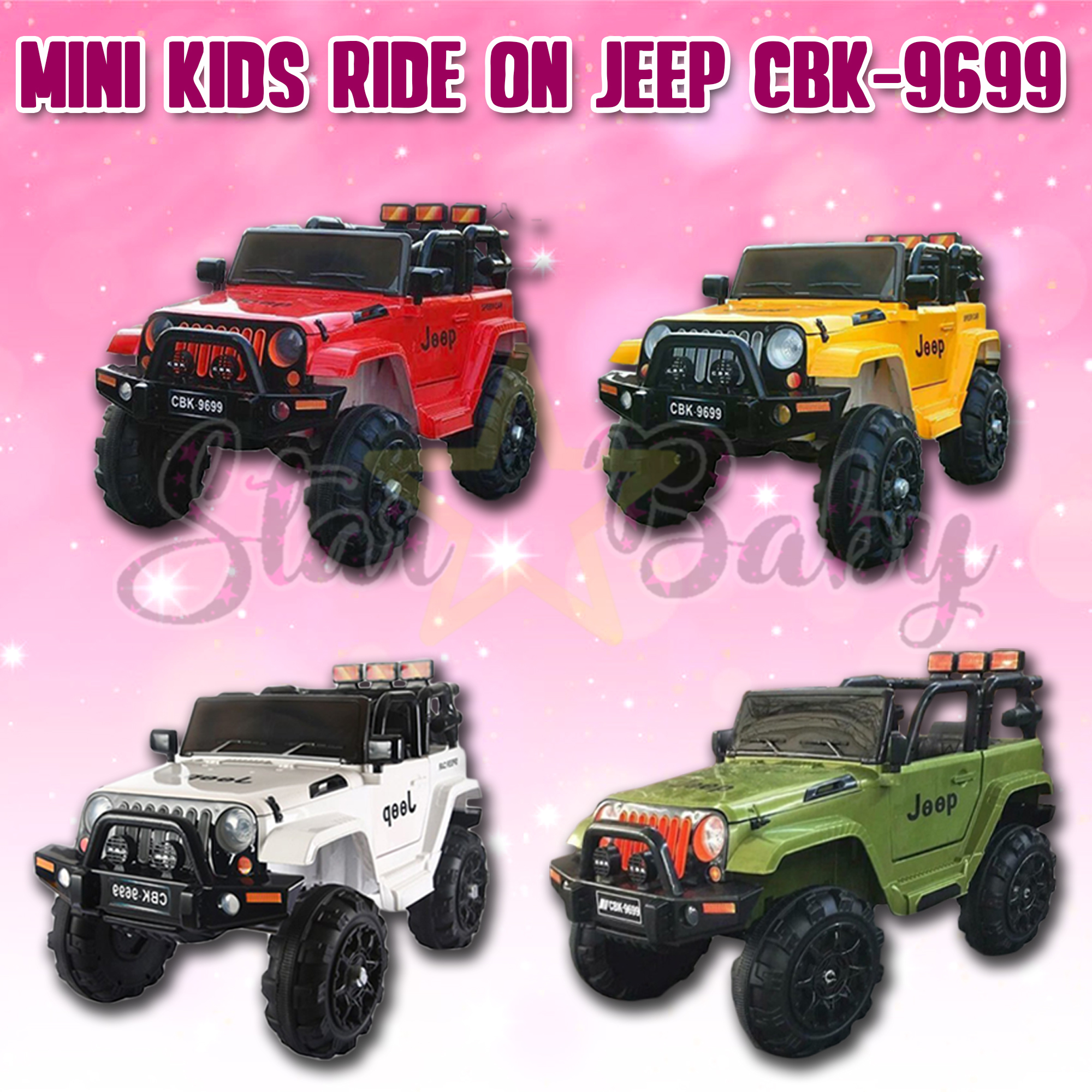 pink jeep power wheels with remote