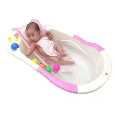 ACB Newborn Baby Bath Seat Net Frame Baby Bath Tub Net