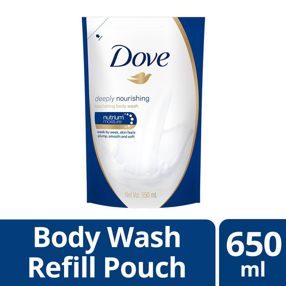 Dove Deeply Nourishing Body Wash Refill Pouch 650mL Lazada PH