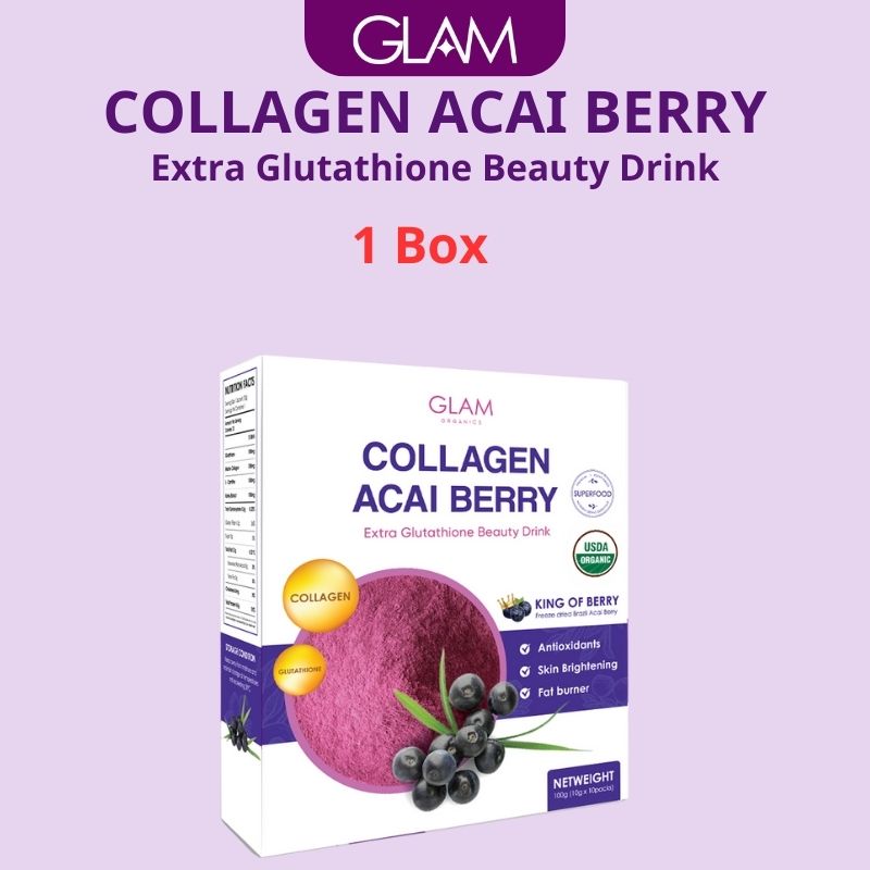 GLAM Collagen Acai Berry Extra Glutathione Beauty Drink Antioxidant ...