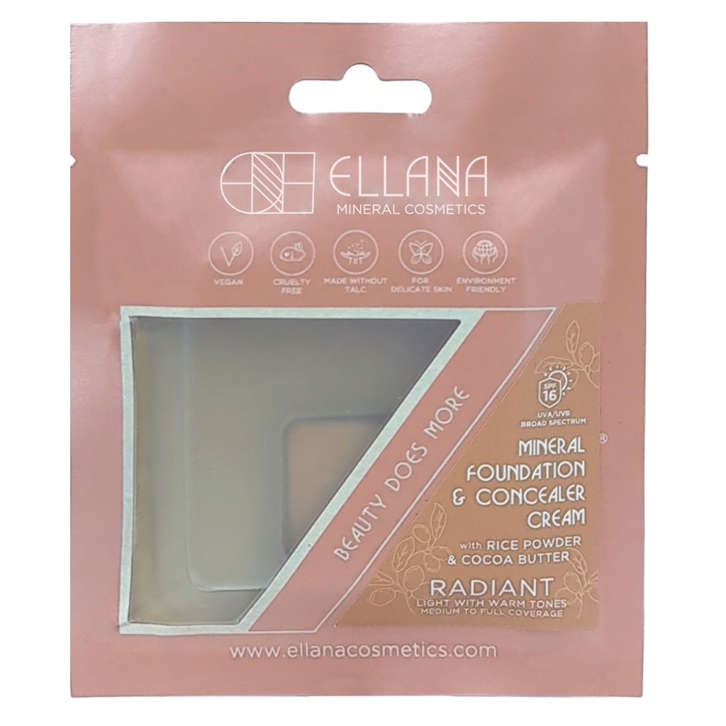 ELLANA Cream to Powder Concealer Refill with SPF16 Mineral SkinShield