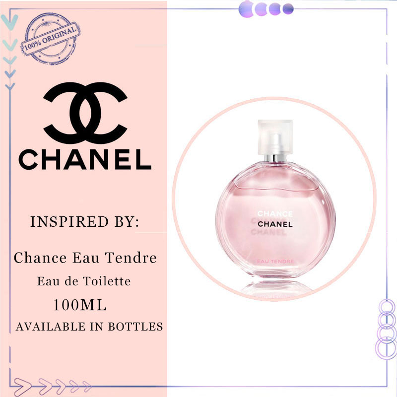 CHANEL Chance EAU TENDRE DE TOILETTE Perfume For Women 100ml Bestseller