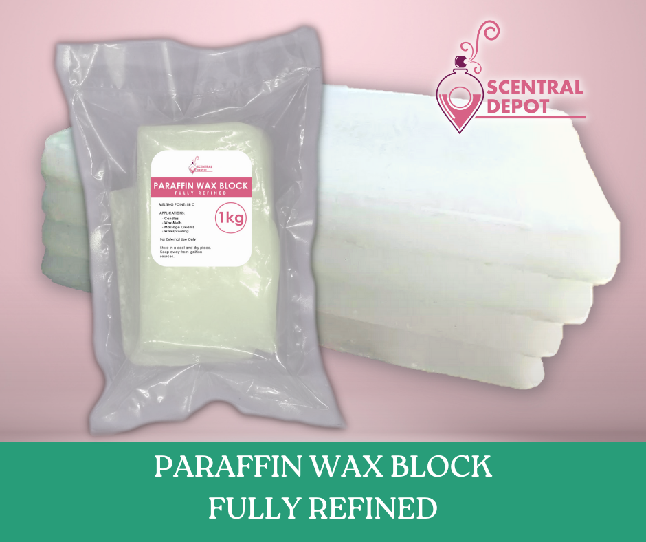 Paraffin Wax Fully Refined Block 1kg, 25kg, 50kg for Candles, Wax Melts