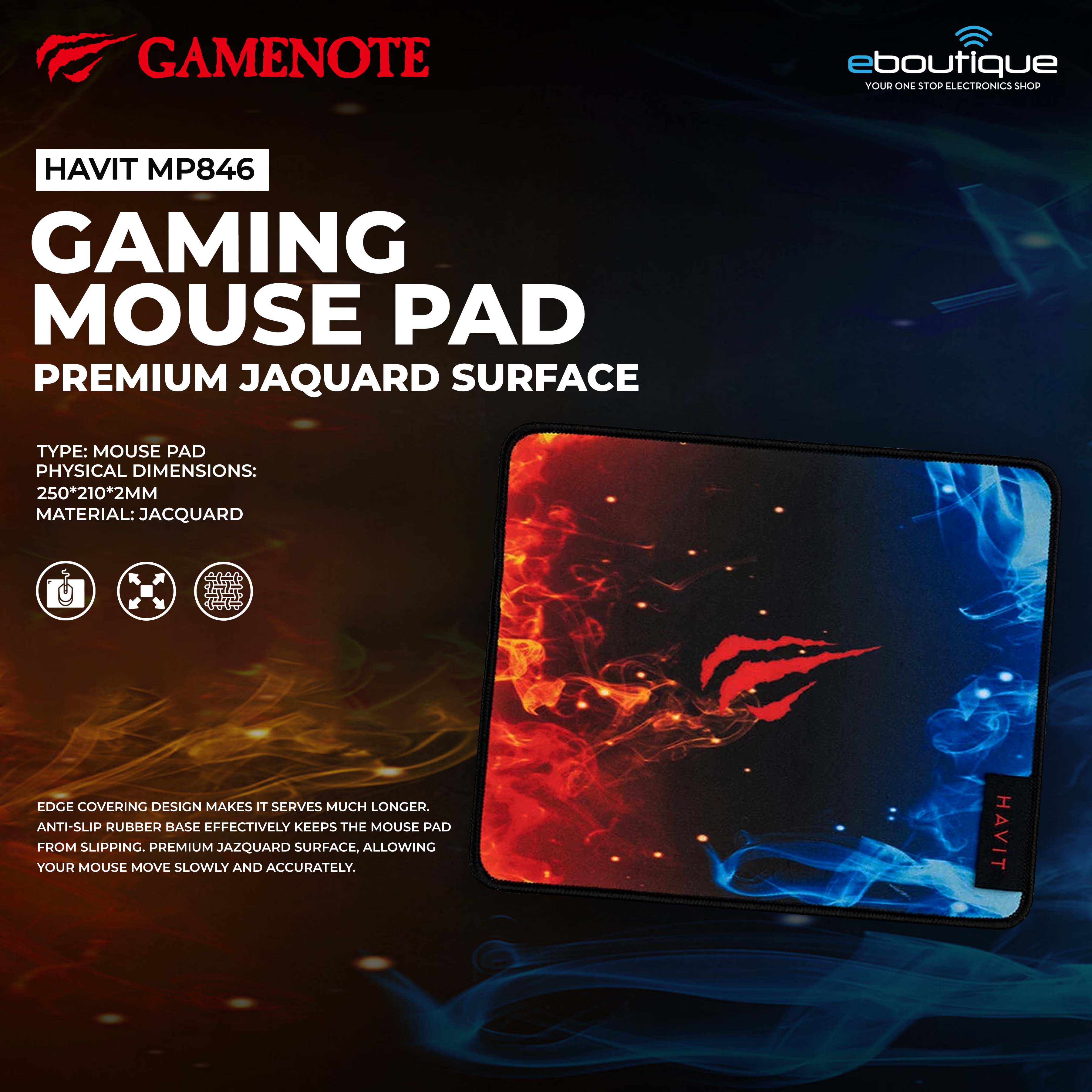 HAVIT Gaming Mouse Pad For Computer Laptop (MP846) Lazada PH