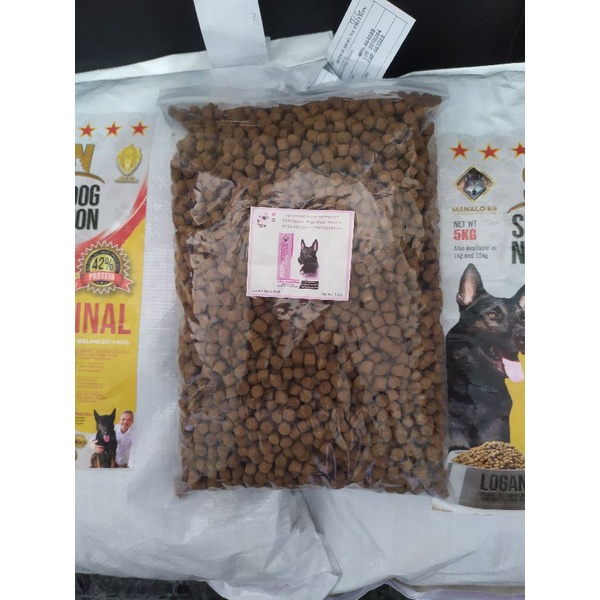 all ORIGINAL SDN dog food 1kg repacked for all breed and all age ( free