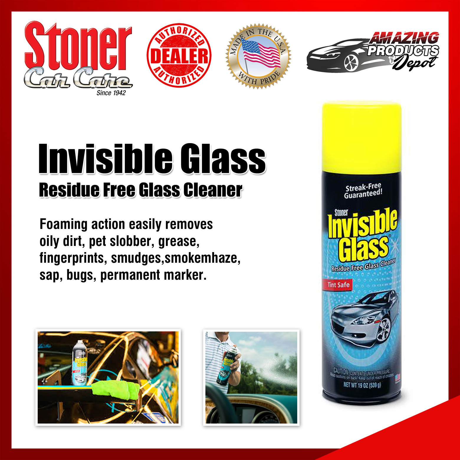 Stoner Invisible Glass Premium Glass Cleaner Aerosol 19oz Lazada PH