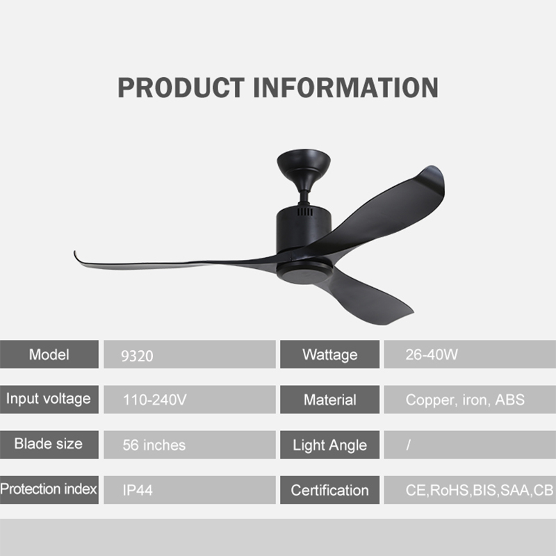 CHNT Nordic Modern Ceiling Fan 56 Inch Ceiling Fan With Remote Control
