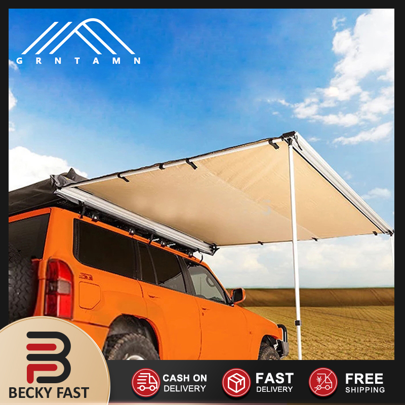 BECKY FAST Car Tent 2×2m Toldo 4WD Car Roof Tent Awning Roof Up 420D ...