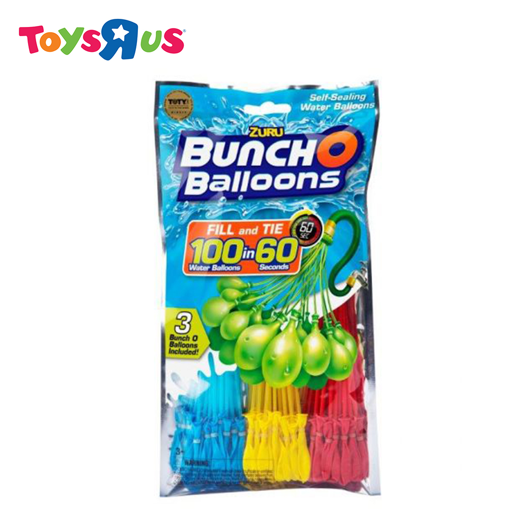 Zuru BunchO Water Balloons Refill Pack (Blue/Yellow/Red) Lazada PH