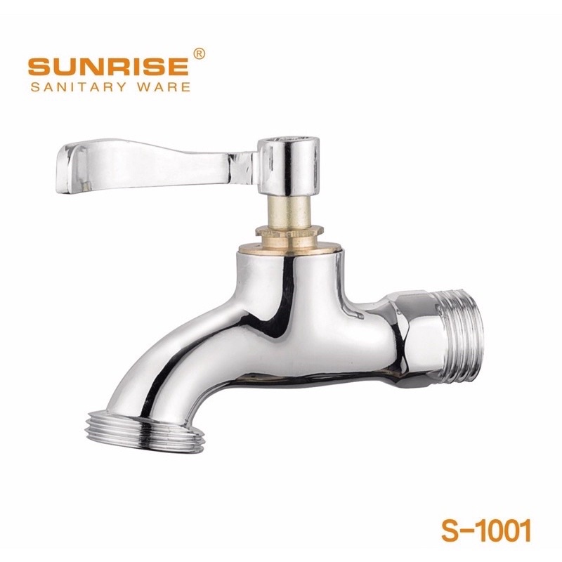 SUNRISE Chrome plated sink faucet brass faucet hose bibb Lazada PH
