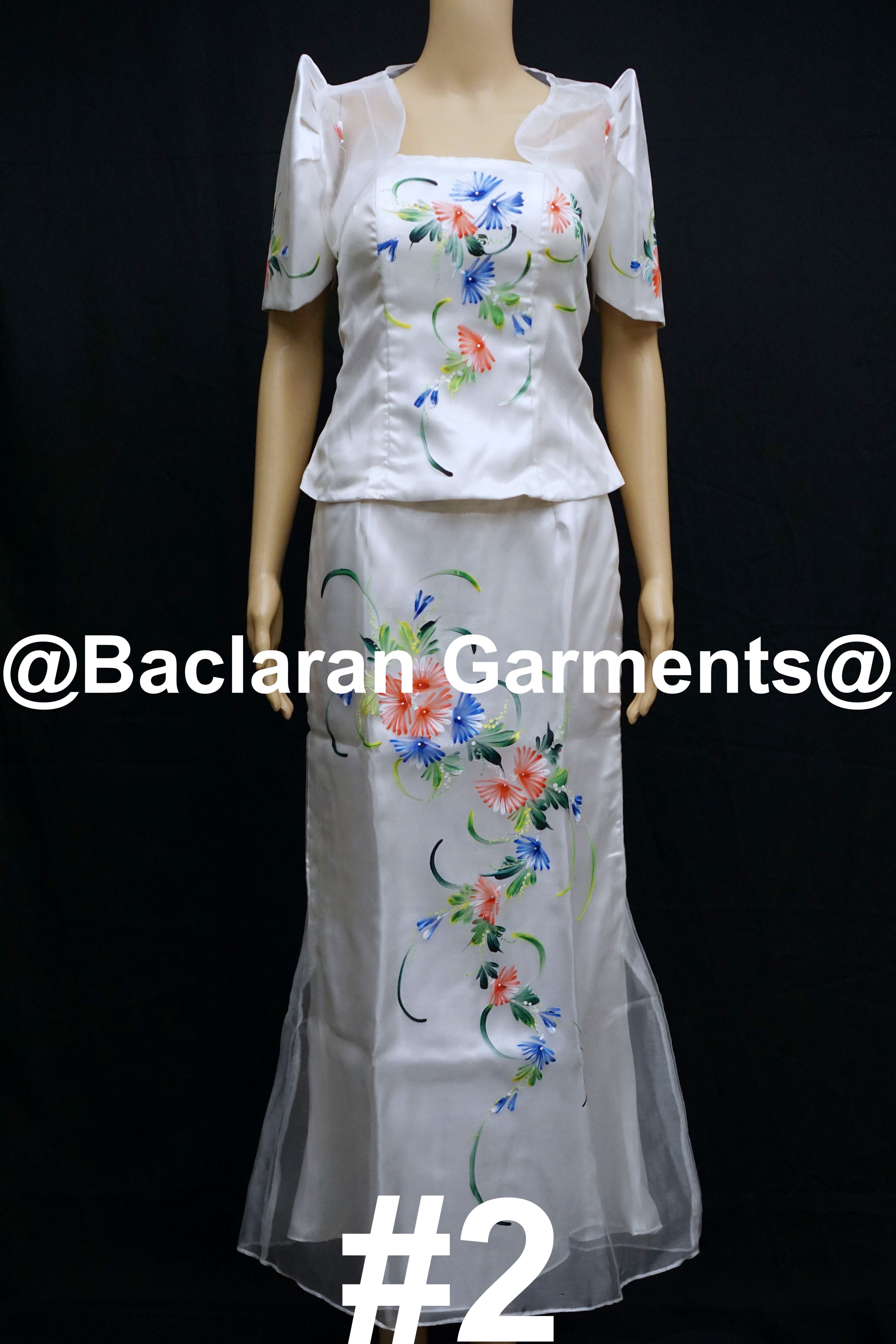 HIGH QUALITY LADIES BARONG FILIPINIANA IMELDA LONG GOWN 3 Lazada PH