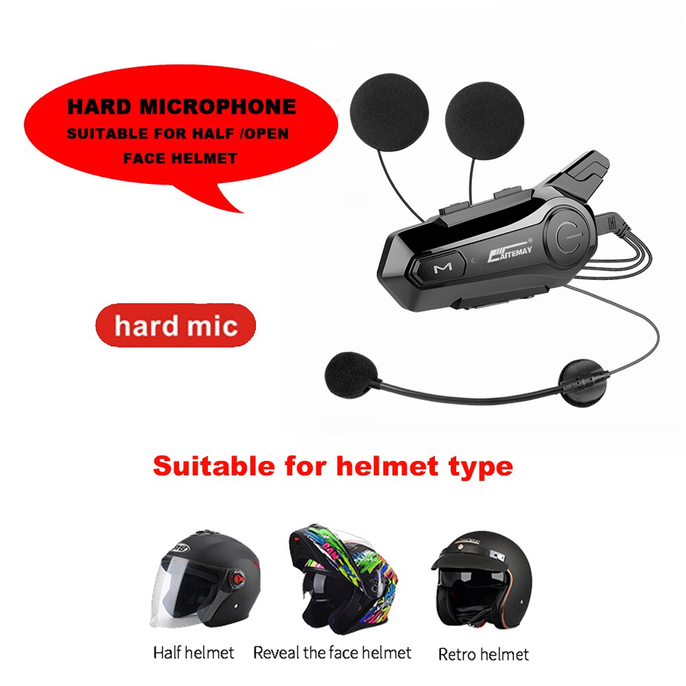 Motorcycle Headset EJEAS V4 Plus Bluetooth Motorcycle Helmet