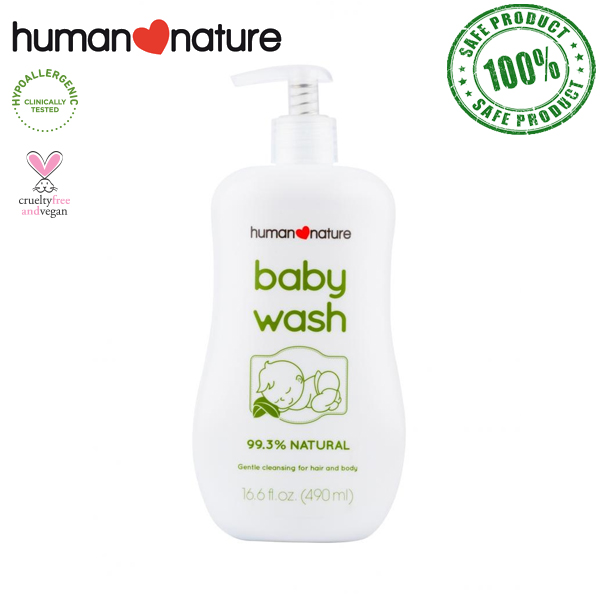 human nature baby wash