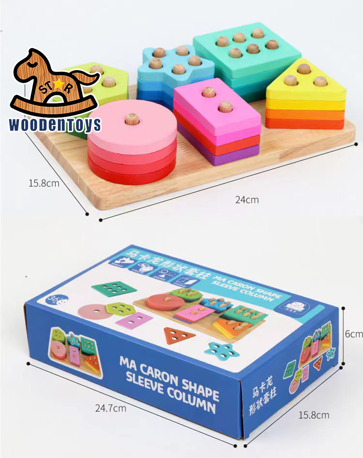 Montessori Toys for 18+ Months Old, Toddlers Wooden Shape Sorter