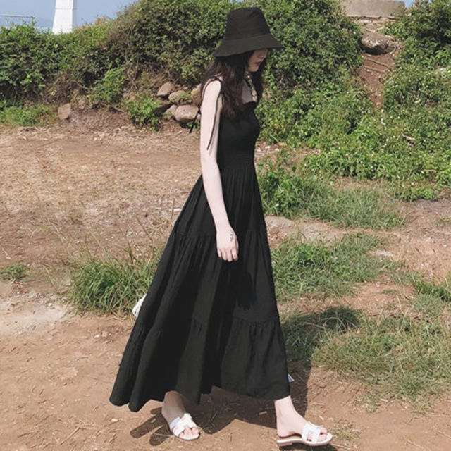 Korean long best sale summer dress