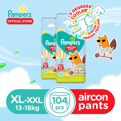 Pampers Aircon Pants Extra Large 52 x 2 Packs (104 diapers)