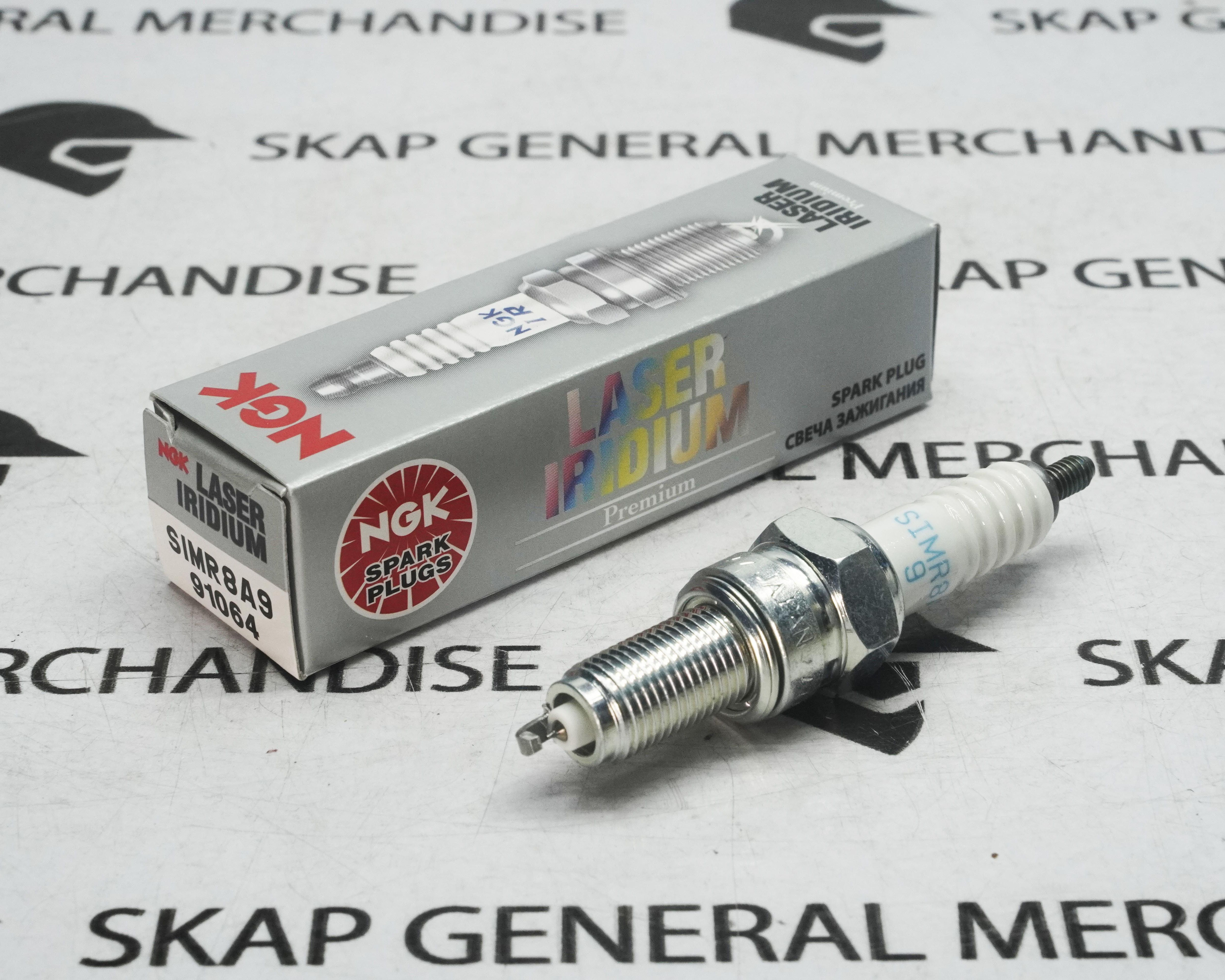 NGK SIMR8A9 • LASER IRIDIUM SPARK PLUG SV650 '17 • NMAX • AEROX