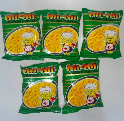 5 Packs of Mi-Mi Chicken Flavor Snack (30g)