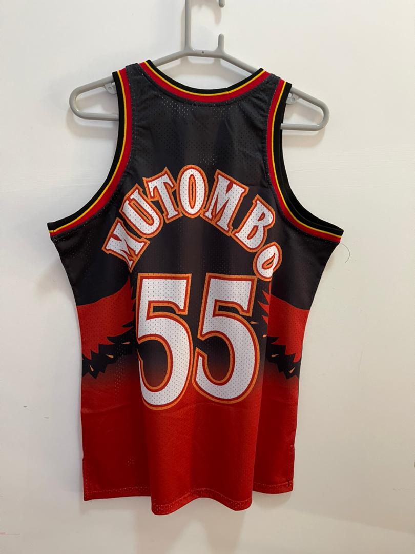 NBA Swingman Jersey Atlanta Hawks Dikembe Mutombo #55 – Broskiclothing