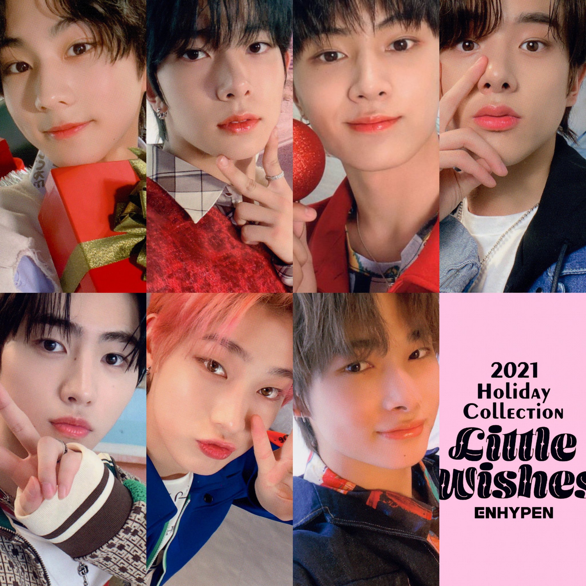 ENHYPEN LITTLE WISHES HOLIDAY SPECIAL BOX SET Photocards | Lazada