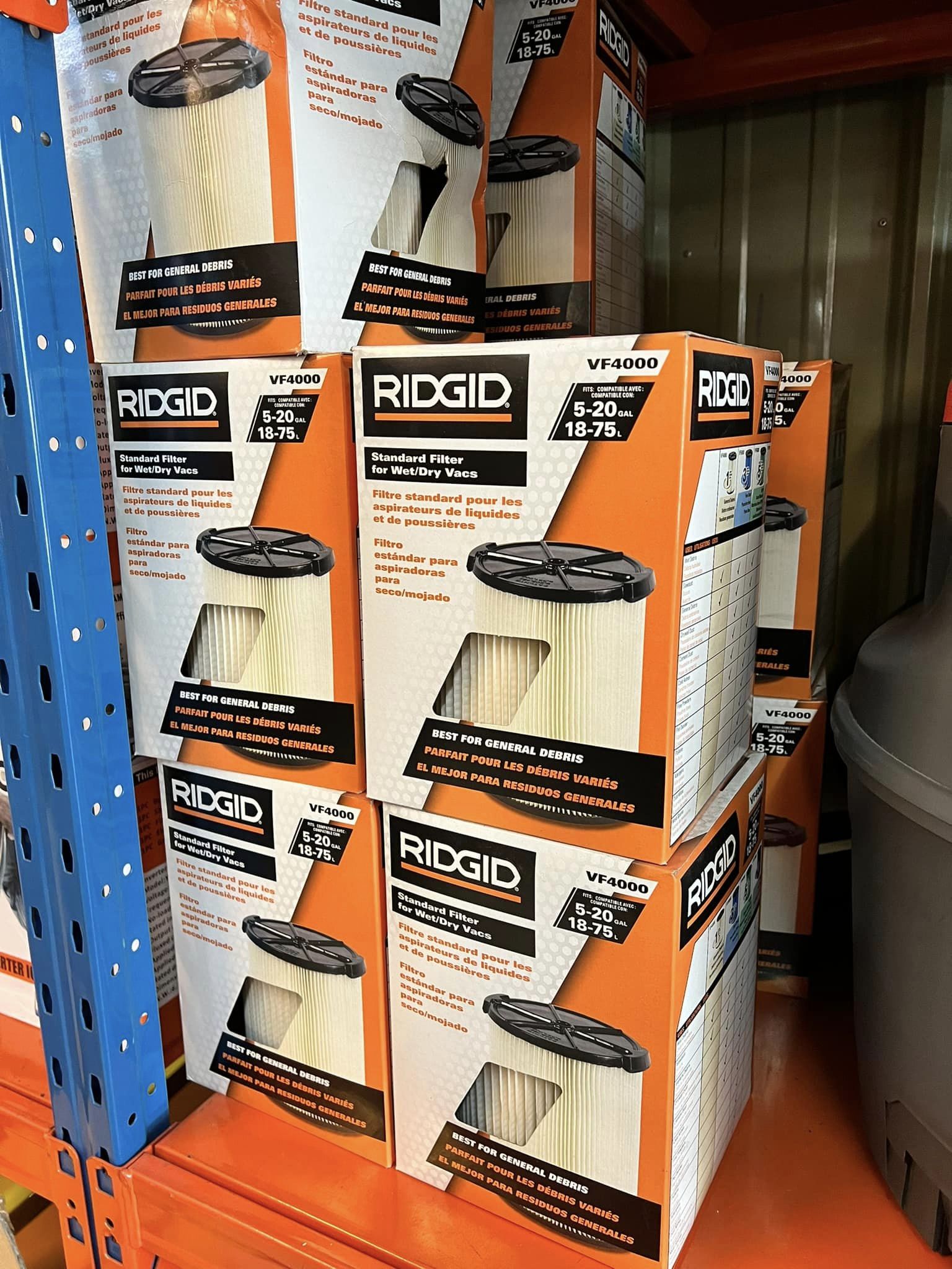 RIDGID Vacuum Filter VF4000 (Standard Wet/Dry Vac Filter) Lazada PH