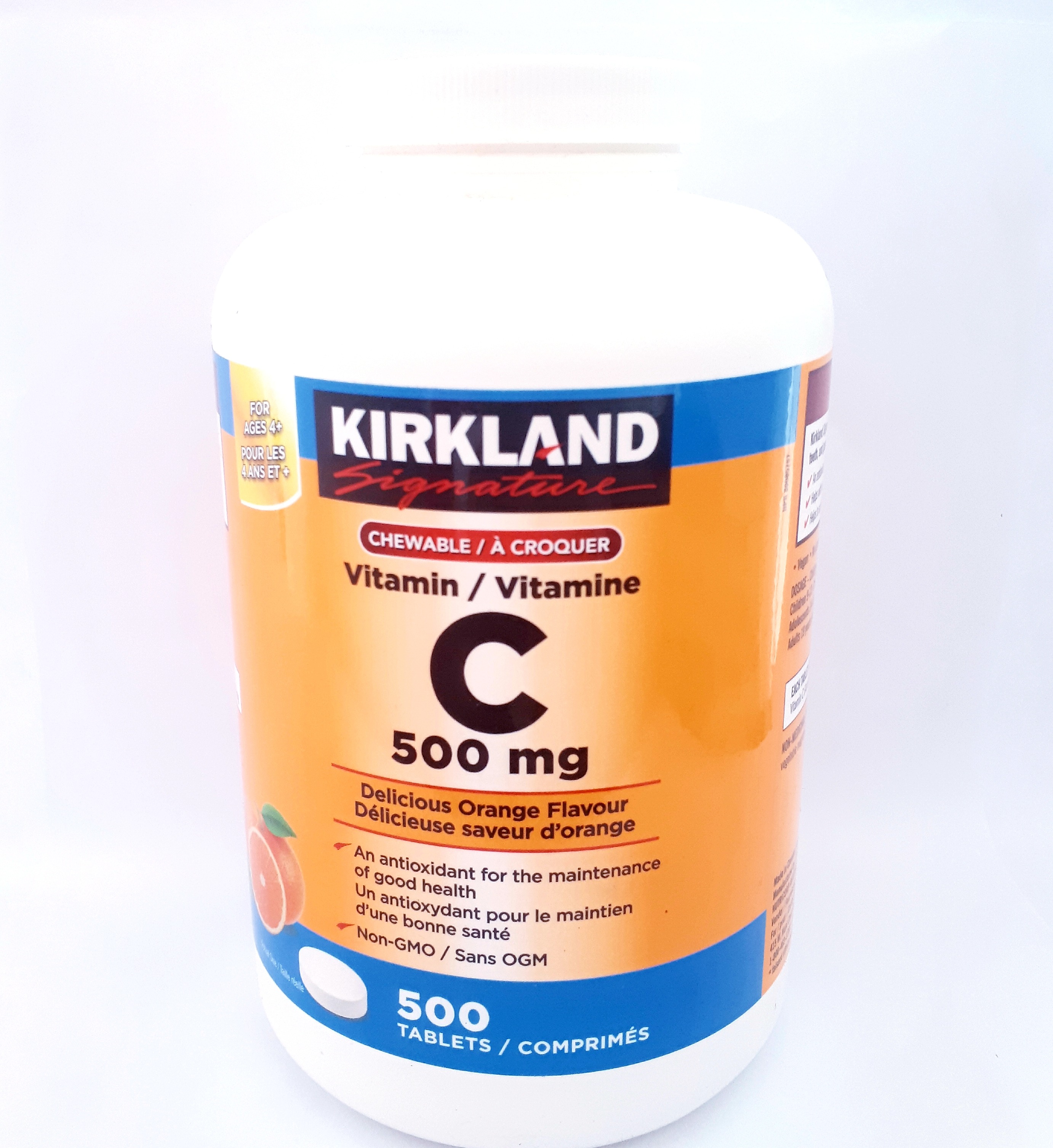 Kirkland Signature Chewable Vitamin C 500 Mg 500 Tablets From Canada Expiry Date 1 23 With Free 3 Sticks Of Immuniplus Traditional Herbal Drink Ready To Drink Expiry Date 6 23 Lazada Ph