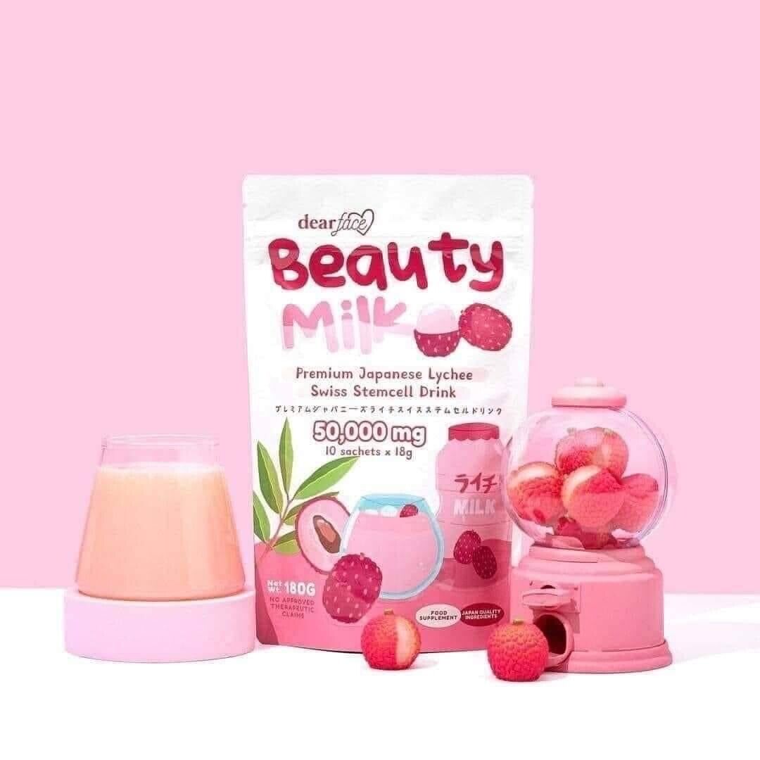 お買い得！10袋 BEAUTY MILK LYCHEE - 健康用品