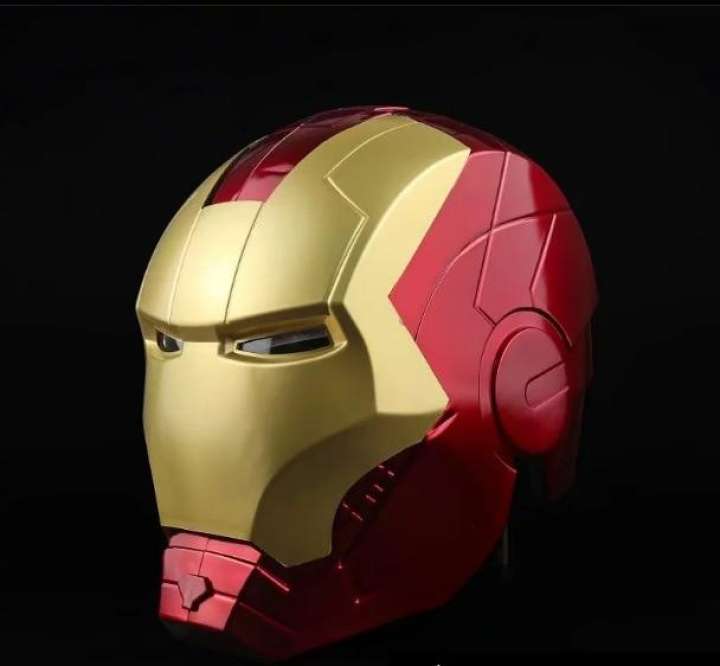 Hot Toys Iron Man Mark 85 Marvel Avengers Iron Man Helmet Cosplay 1 1 Light Led Ironman Mask Pvc Action Figure Toys Lazada