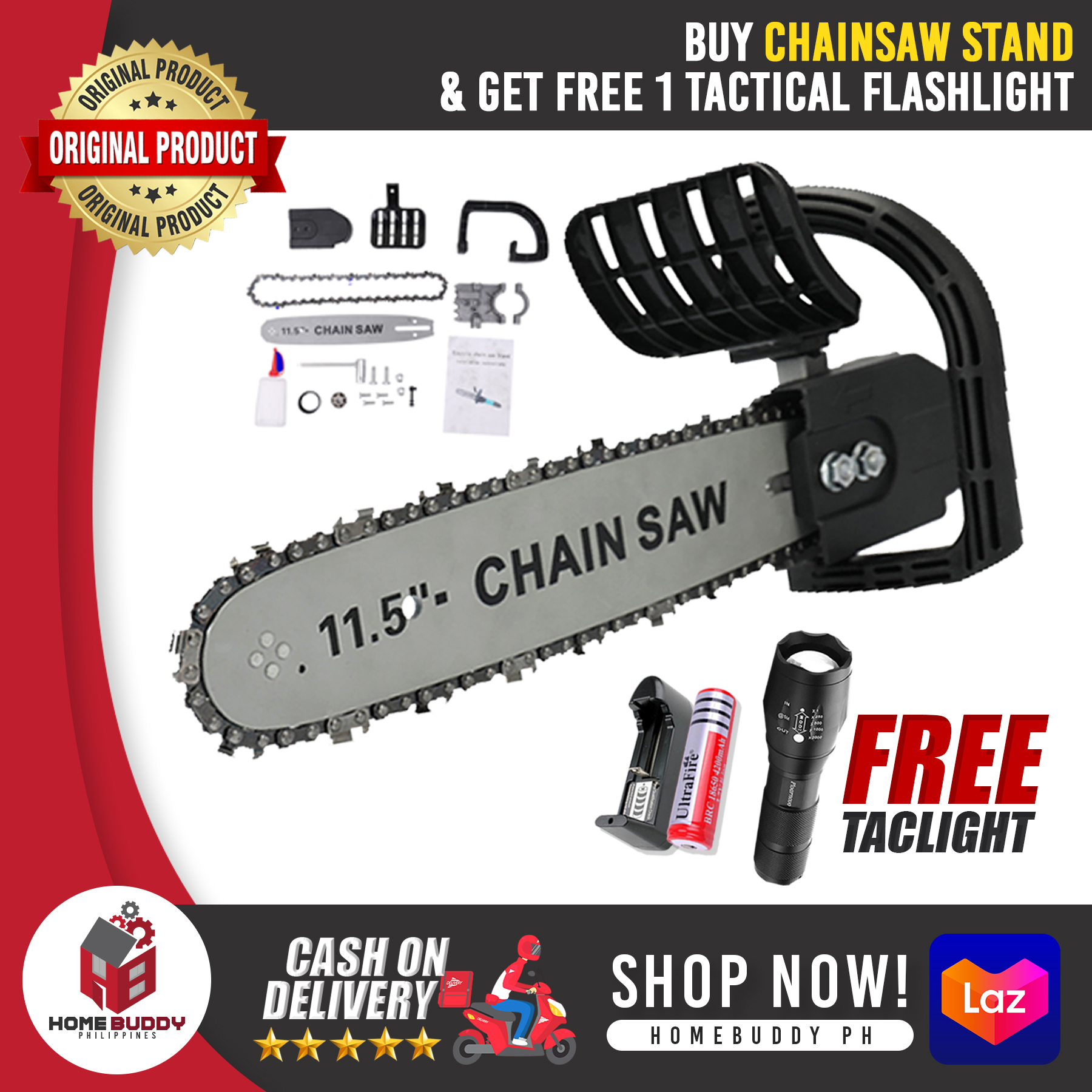 TACLIGHT 11.5 Chain Saw Stand Bracket 