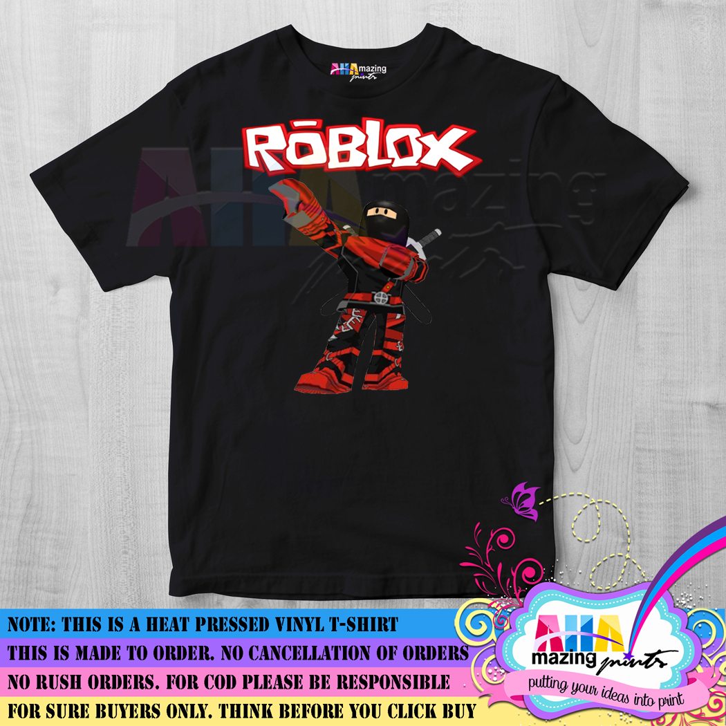 Kids Shirt Only Roblox Ninja Limited Edition Kids Fashion Top Boys Little Boys And Girls Unisex Statement Casual Custom Children Wear Baby Cute Trending Viral Ootd High Quality Round Neck Birthday - kids shirt only roblox wonder shirt for little boy kids