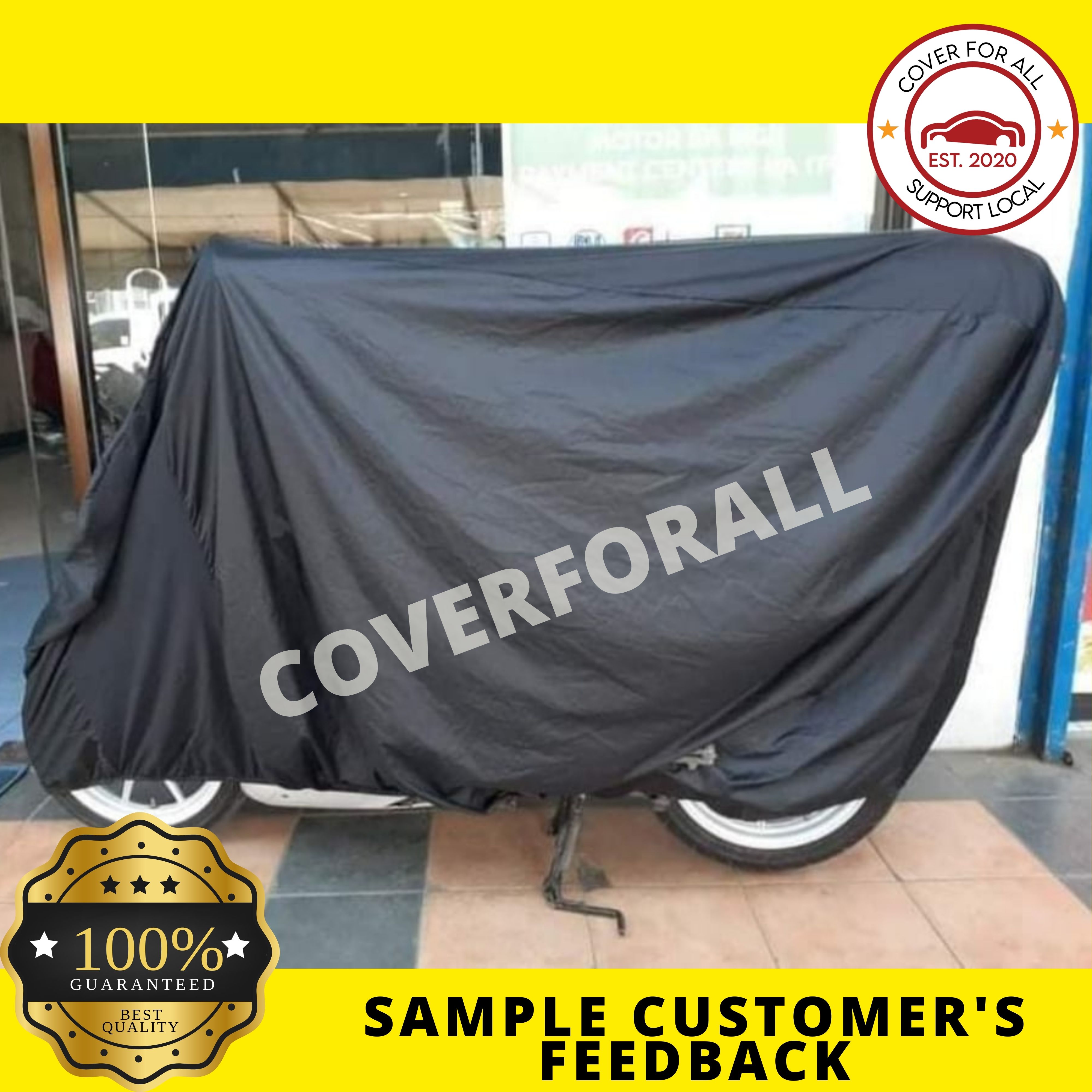 MOTORCYCLE COVER ALL TYPES TMX SCOOTER MIO CLICK BAJAJ RAIDER SNIPER ...