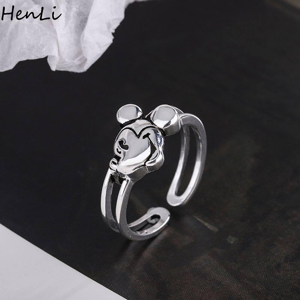 Ring Mickey Mouse Finger, Adjustable Ring Mickey Mouse